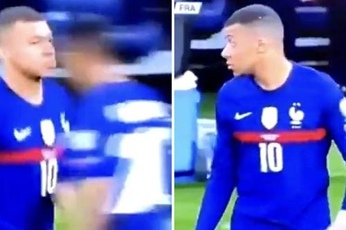 Mbappe ngơ ngác khi bị Martial từ chối bắt tay ở tuyển Pháp