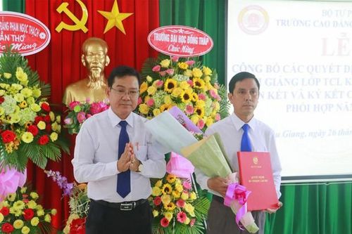 Trường Cao đẳng Luật miền Nam công bố các quyết định về nhân sự