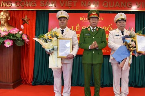 Bổ nhiệm 2 tân Cục trưởng Bộ Công an