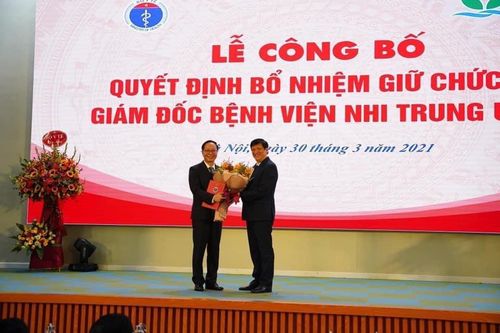 Bệnh viện Nhi Trung ương có tân giám đốc