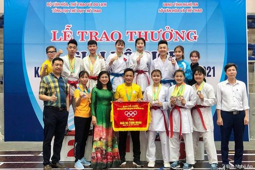 Nghệ An xếp thứ 3 tại Giải vô địch Karate miền Trung - Tây Nguyên 2021