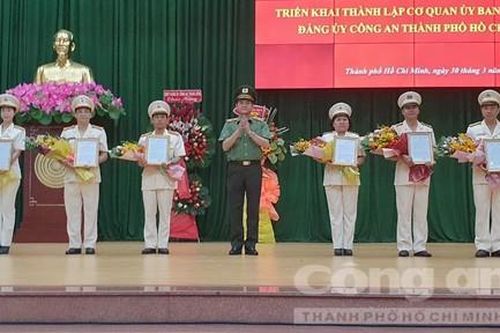 Thành lập Cơ quan Ủy ban Kiểm tra Đảng ủy Công an TPHCM