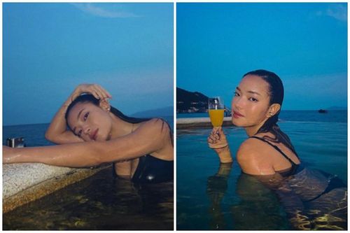 Đăng ảnh bikini, netizen 'tóm gọn' Châu Bùi hẹn hò BinZ