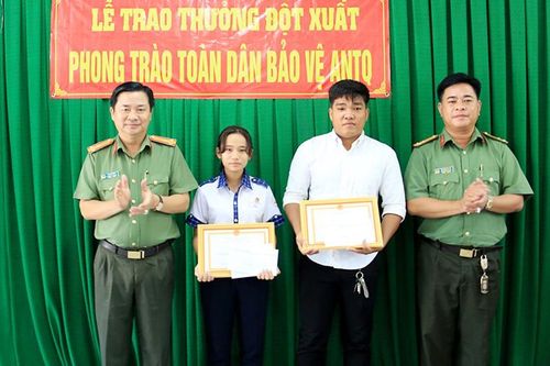 Nữ sinh lớp 9 và anh thợ hàn dũng cảm truy bắt hai kẻ trộm ngày