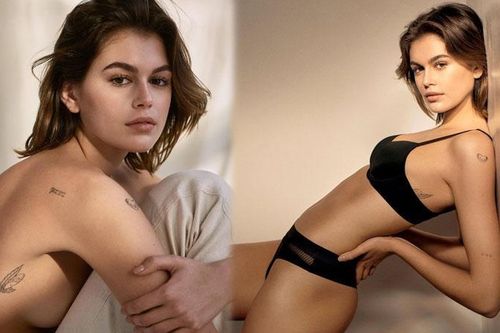 Con gái của huyền thoại mẫu Cindy Crawford bán nude khoe dáng nóng bỏng