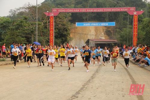 Huyện Lang Chánh phát động Ngày chạy Olympic 'Vì sức khỏe toàn dân' và tổ chức Giải việt dã năm 2021