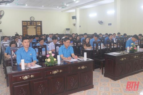 Thành lập mới 13 Công đoàn cơ sở khu vực ngoài Nhà nước