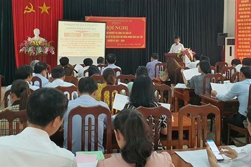 Tập huấn công tác bầu cử đại biểu Quốc hội khóa XV và đại biểu HĐND các cấp nhiệm kỳ 2021-2026