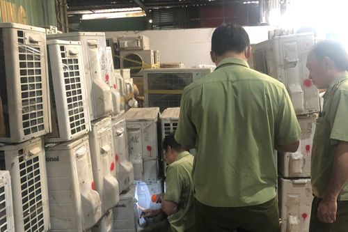Tạm giữ gần 1.000 sản phẩm Daikin, Panasonic, Hitachi đã qua sử dụng