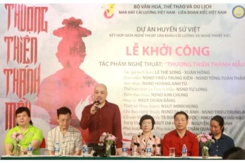 Khởi công tác phẩm sân khấu Thượng Thiên Thánh Mẫu