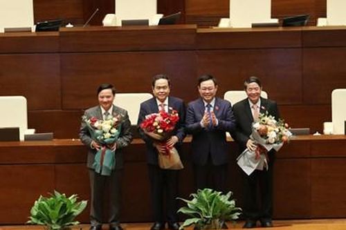 Ba đồng chí: Trần Thanh Mẫn, Nguyễn Khắc Định, Nguyễn Đức Hải được bầu làm Phó chủ tịch Quốc hội