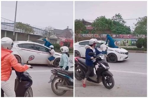 Gặp chồng chở bồ, chị vợ có màn đánh ghen như 'phim hành động'