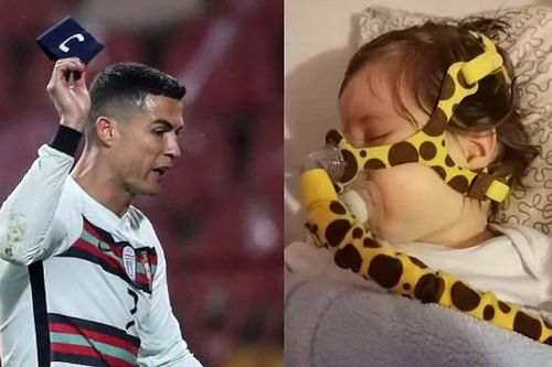 Ném băng thủ quân tuyển Bồ Đào Nha, Ronaldo vô tình cứu sống một em bé