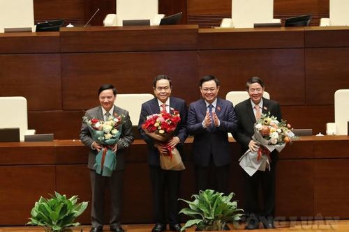 Quốc hội có 3 Phó Chủ tịch mới