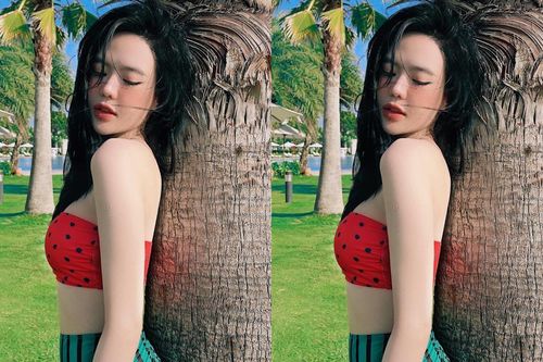 'Bỏng mắt' với loạt hình bikini mùa hè của nàng dâu nhà 'ông trùm' điện tử Sài Gòn