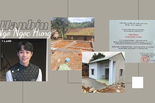 Nối dài chuỗi hoạt động thiện nguyện, fandom Hanbin Ngô Ngọc Hưng xây nhà Hạnh Phúc cho học sinh mồ côi
