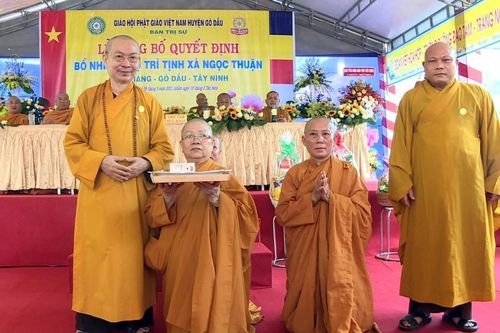 Tây Ninh: Bổ nhiệm trụ trì tịnh xá Ngọc Thuận