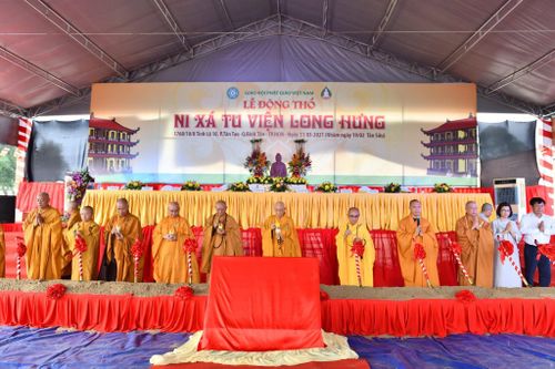 Lễ động thổ xây dựng Ni xá tu viện Long Hưng (quận Bình Tân)