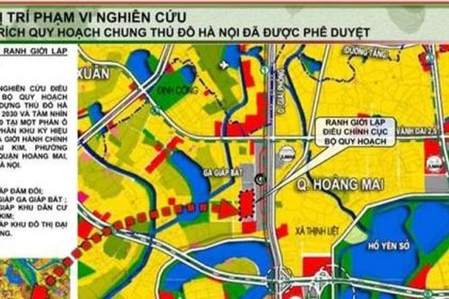 Hà Nội điều chỉnh cục bộ quy hoạch tại quận Hoàng Mai