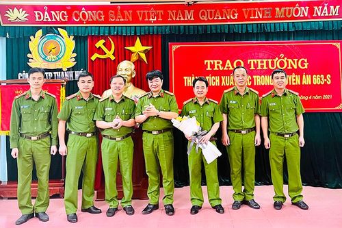 Thanh Hóa thưởng cho Ban chuyên án lập công