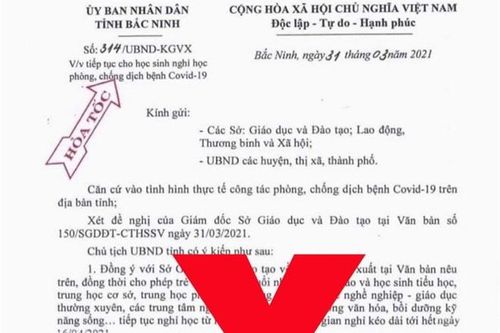 Vụ đăng tải công văn giả mạo cho học sinh nghỉ: Trò đùa 'Cá tháng Tư'