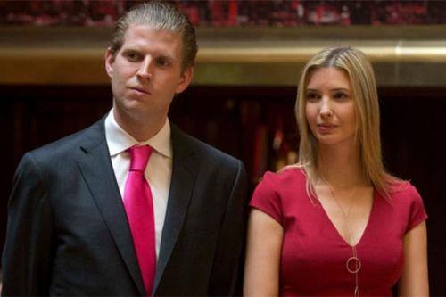 Eric Trump là 'fan cứng' của chị gái Ivanka