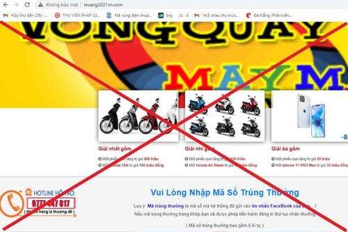 Sở Công Thương Đà Nẵng thông tin chính thức về hoạt động khuyến mại trên website https://levang2021vn.com