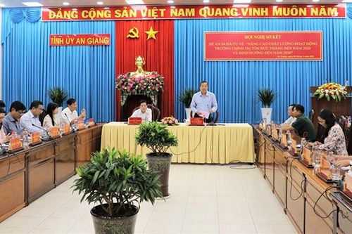 Tiếp tục nâng cao chất lượng hoạt động Trường Chính trị Tôn Đức Thắng