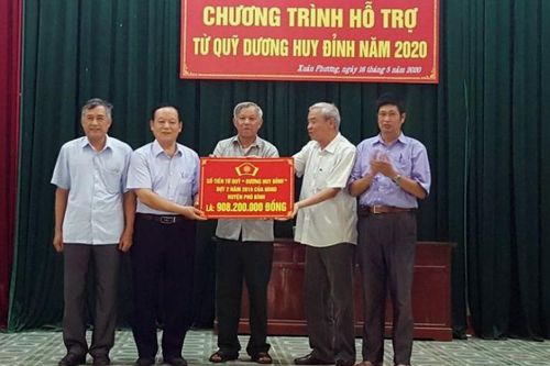 Giúp 422 học sinh khó khăn có cơ hội đến trường