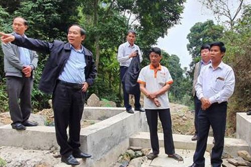 Công trình cấp nước sinh hoạt xóm Khe Mong đang phát huy hiệu quả