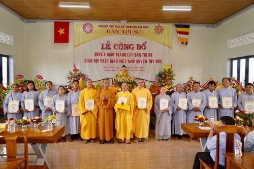Đắk Nông: Đại đức Thích Thánh Văn làm Trưởng ban Trị sự GHPGVN huyện Tuy Đức