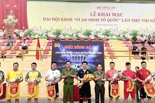 Khai mạc Giải bóng đá Cục Cảnh sát hình sự năm 2021