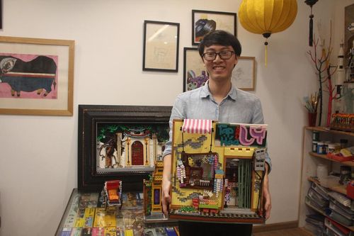 Khung cảnh Việt Nam được tái hiện độc đáo bằng Lego