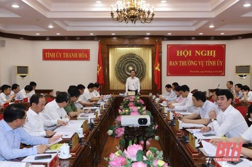Ban Thường vụ Tỉnh ủy cho ý kiến vào tình hình thực hiện nhiệm vụ quý I; nhiệm vụ trọng tâm công tác quý II và nhiều nội dung quan trọng khác