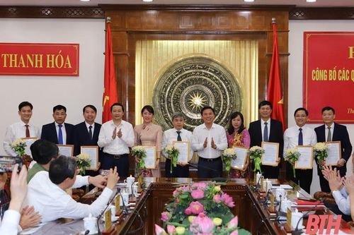 Công bố quyết định của Ban Thường vụ Tỉnh ủy về công tác cán bộ