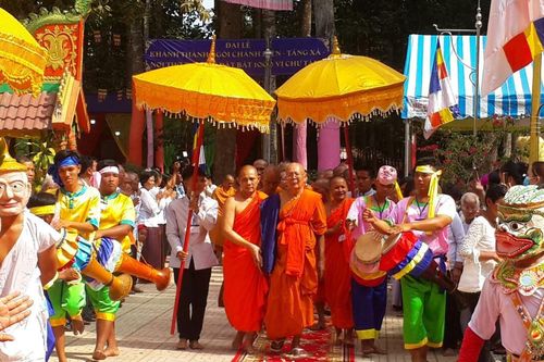 Trà Vinh: Khánh thành ngôi chánh điện chùa Nagavanarama - Ktưng