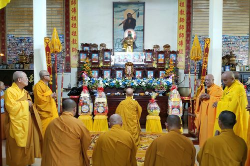 Bến Tre: Lễ húy nhật Hòa thượng Thích Vĩnh Thiệu, đệ nhất trụ trì chùa Viên Minh
