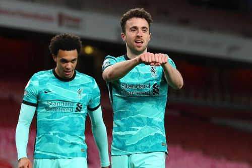 Diogo Jota rực sáng, Liverpool đè bẹp Arsenal