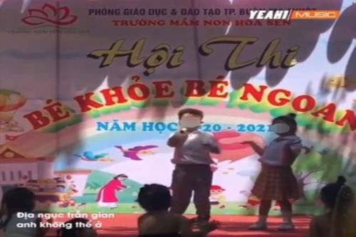 Trẻ mầm non hát 'địa ngục trần gian' ở hội thi Bé ngoan