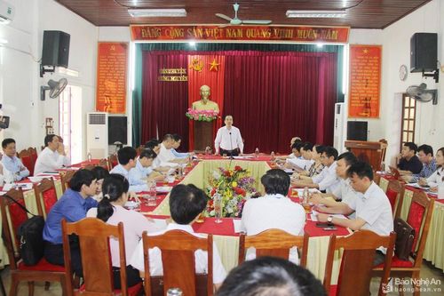 Đoàn công tác Trung ương kiểm tra công tác chuẩn bị bầu cử tại Nghệ An