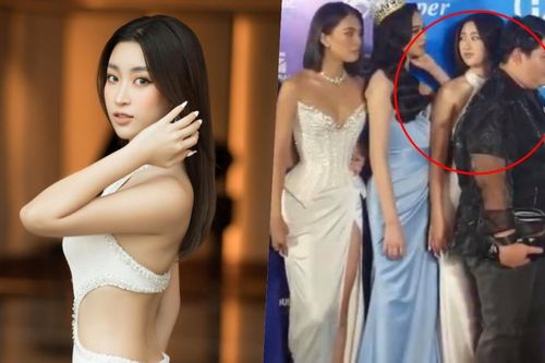 Xin chụp hình chung, khách mời hành động kém duyên khiến Đỗ Mỹ Linh khó xử ngay trên thảm đỏ