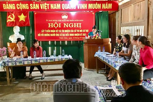 Tuần Giáo khẩn trương chuẩn bị công tác bầu cử