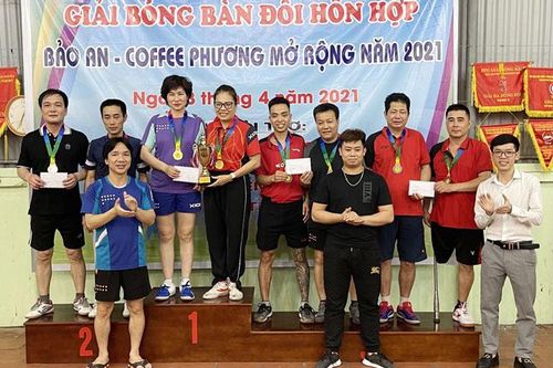 Gần 100 vận động viên tham gia Giải Bóng bàn đôi mở rộng
