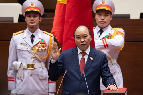 Lễ tuyên thệ của tân Chủ tịch nước Nguyễn Xuân Phúc