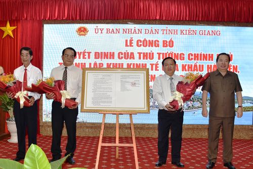 Kiên Giang thành lập Khu kinh tế cửa khẩu Hà Tiên