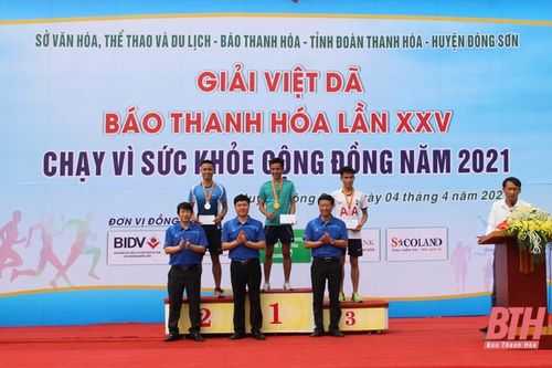 Giải việt dã Báo Thanh Hóa 'Chạy vì sức khỏe cộng đồng' lần thứ XXV