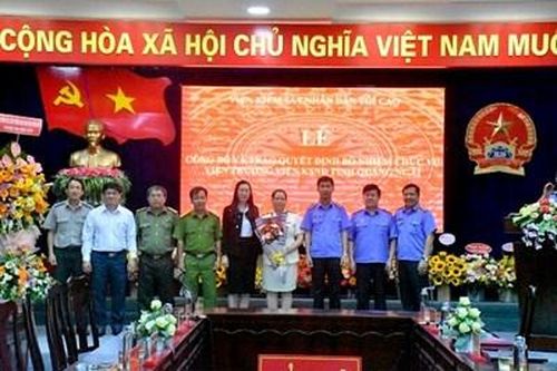 VKSND tỉnh Quảng Ngãi có tân nữ Viện trưởng