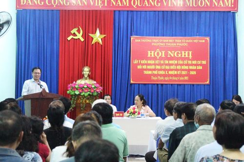 Phát huy dân chủ trong Hội nghị lấy ý kiến cử tri đối với người ứng cử