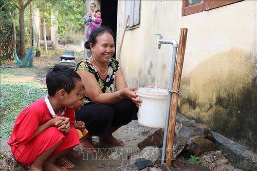 Người dân xã đặc biệt khó khăn Suối Trai đã có nước sạch