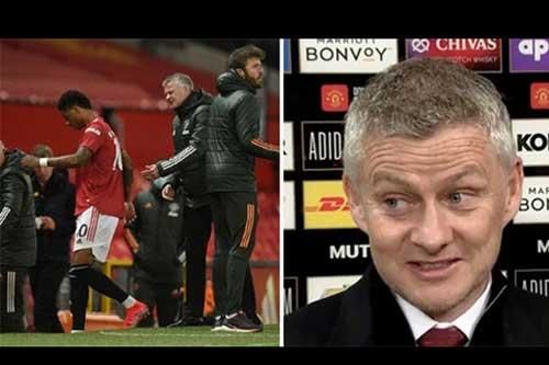 Solskjaer giải thích lý do thay Rashford ít phút sau khi ghi bàn